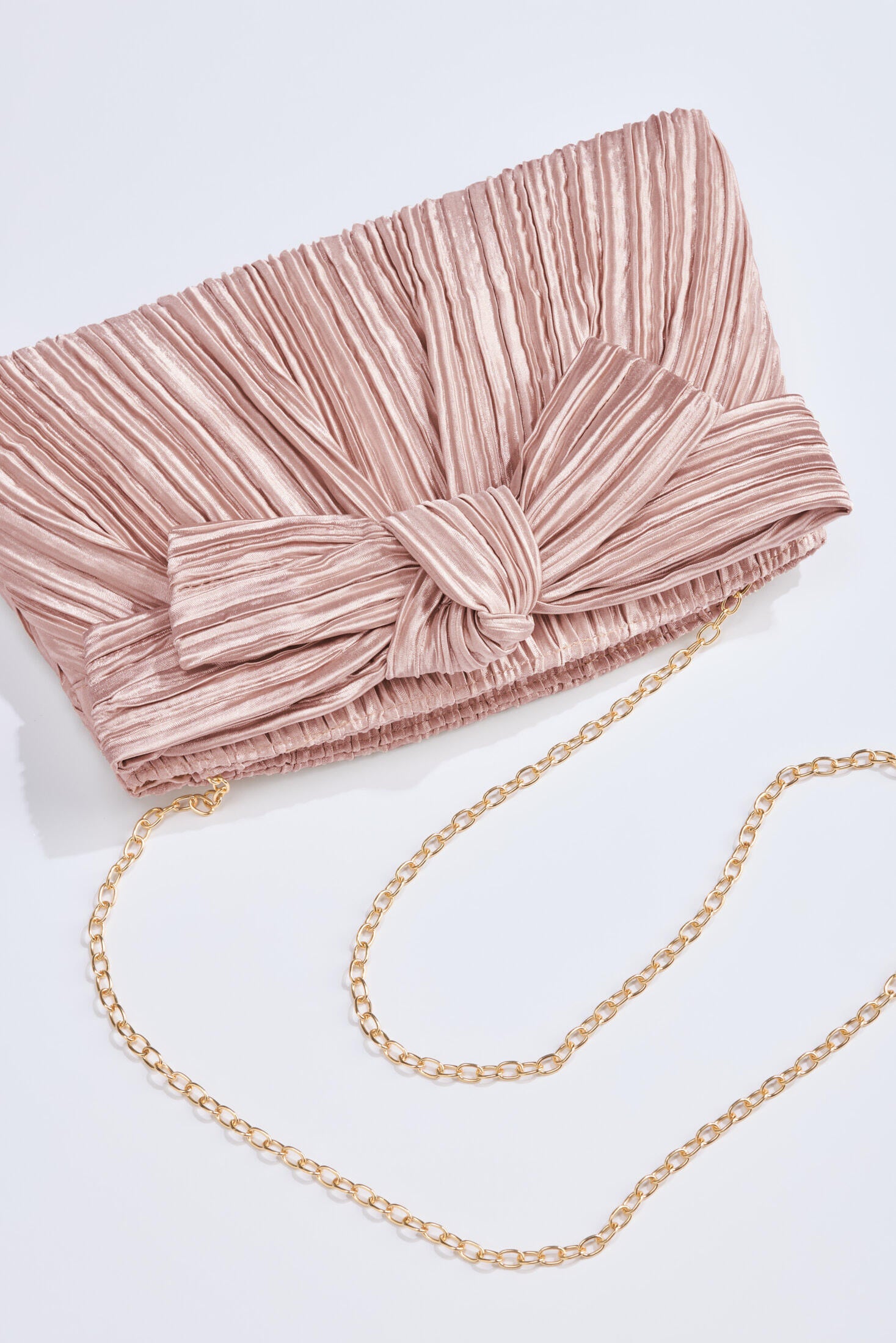 Abendtasche mit Schleifenapplikation - 691 - Rosa