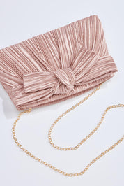 Abendtasche mit Schleifenapplikation - 691 - Rosa