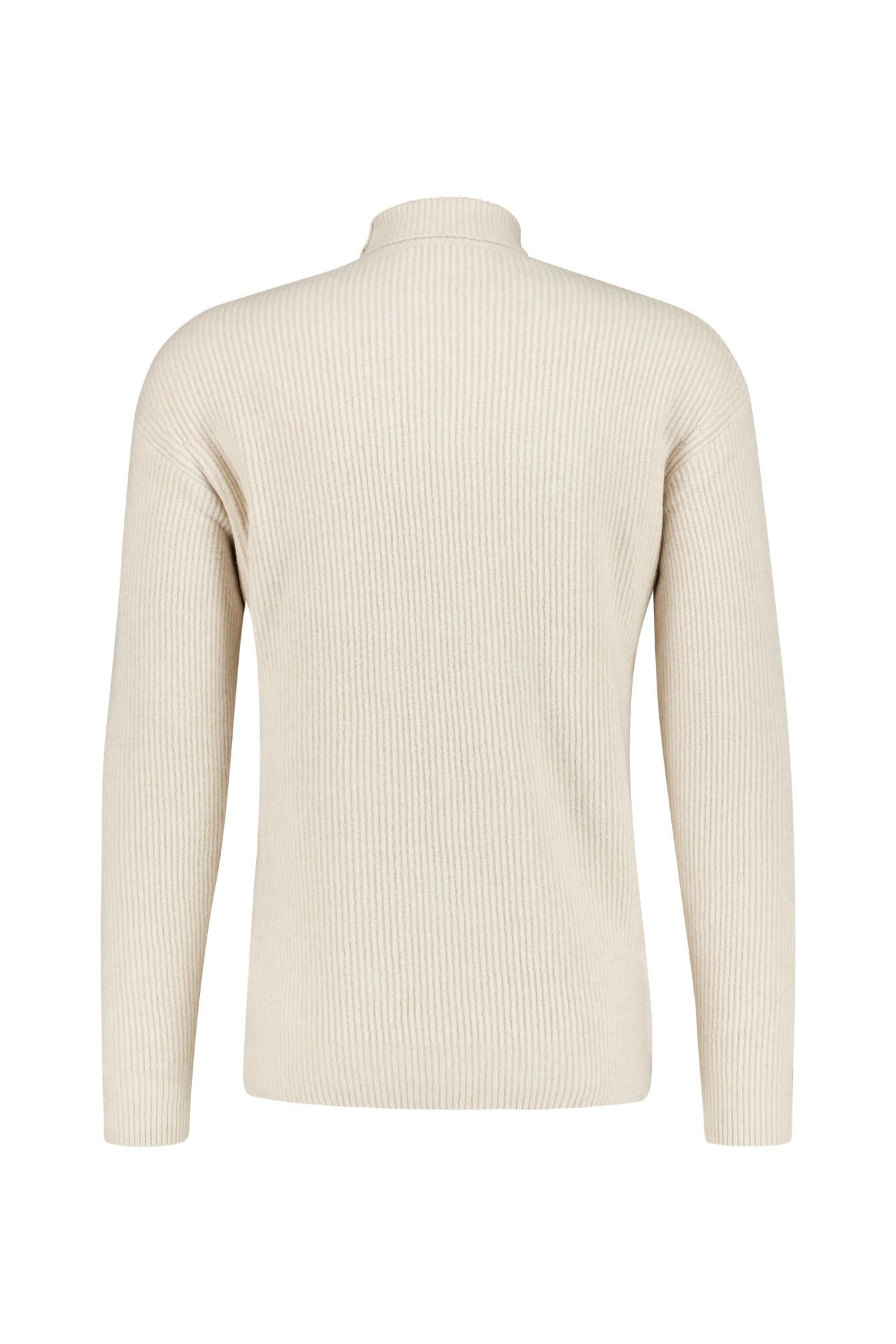 Strickpullover mit Turtleneck - 1705 - Beige