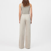 Ripp-Hose mit weitem Bein - 1702 - Creme