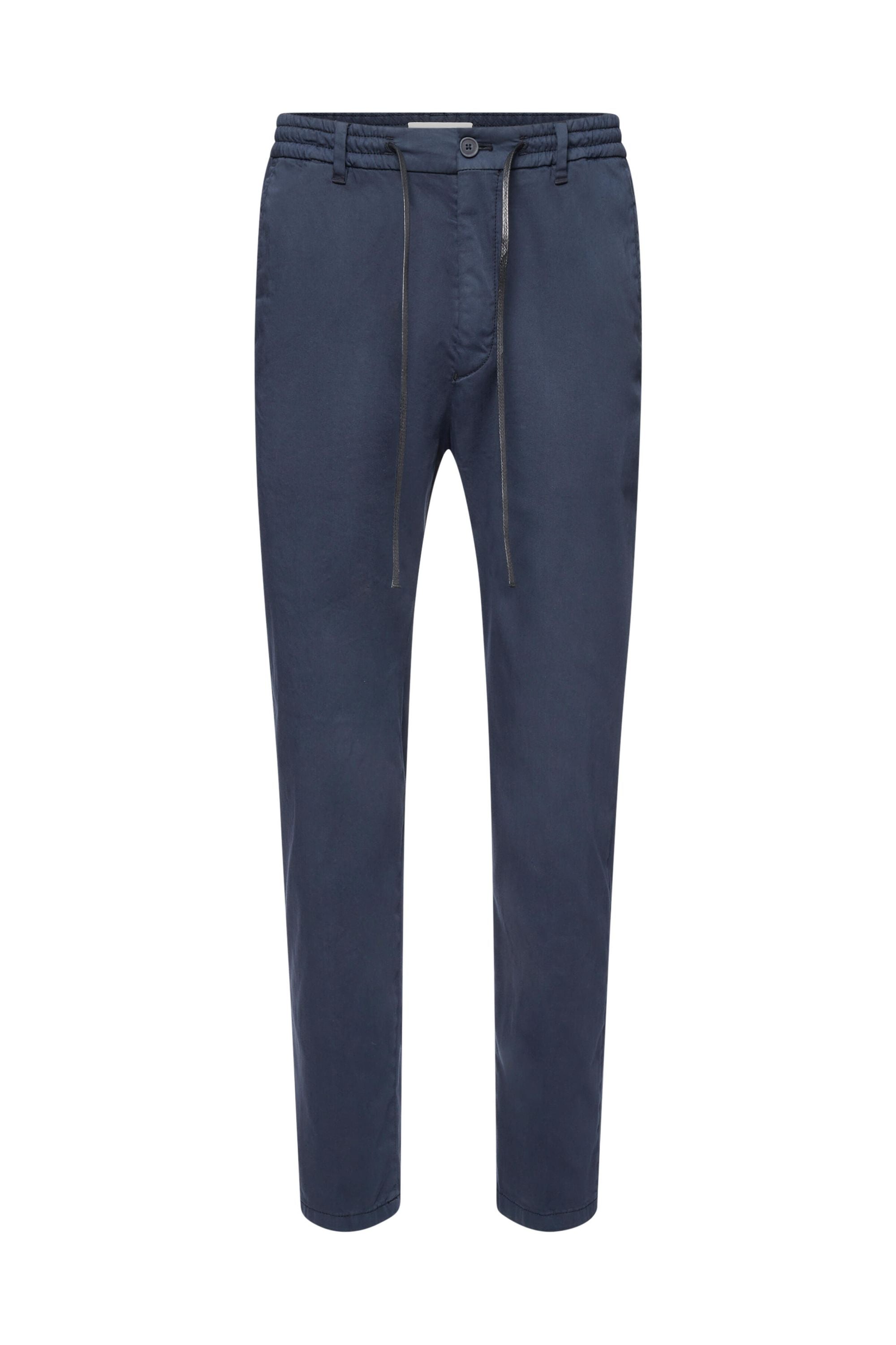 Chinohose Slim Fit mit Gummibund - 3000 - Blau