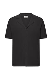 Strick-T-Shirt RAY aus Baumwolle - 1000 - Schwarz