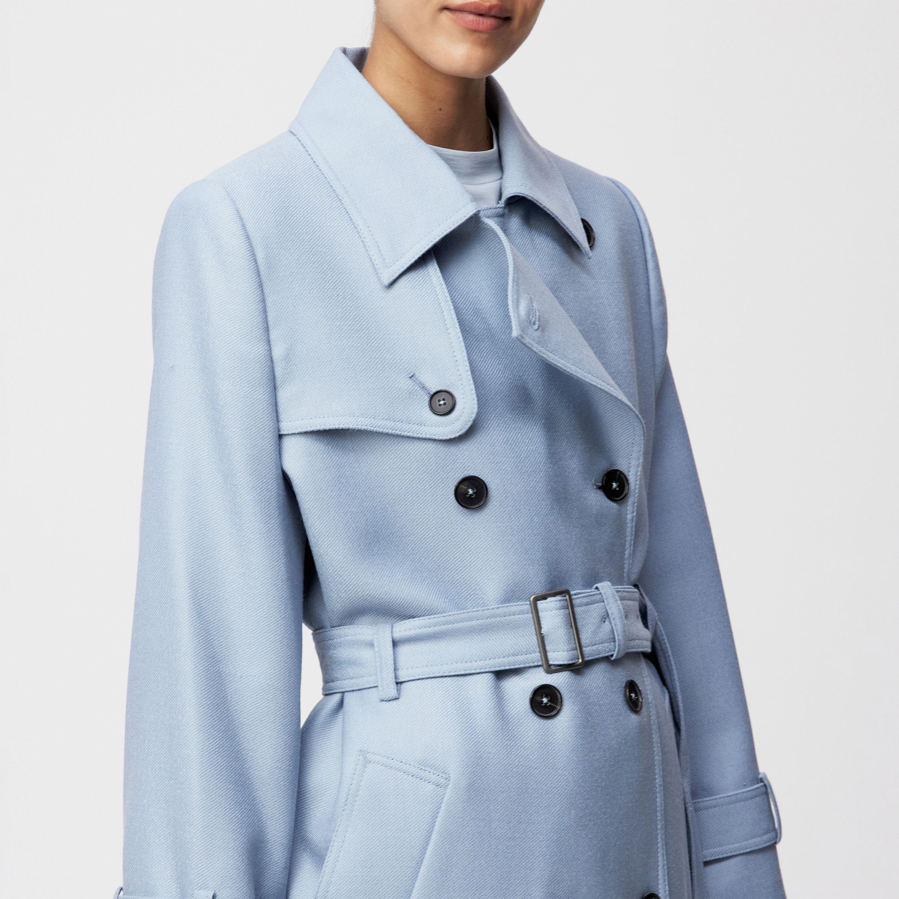 Trenchcoat ALVINGTON aus Schurwolle - 3905 - Blau