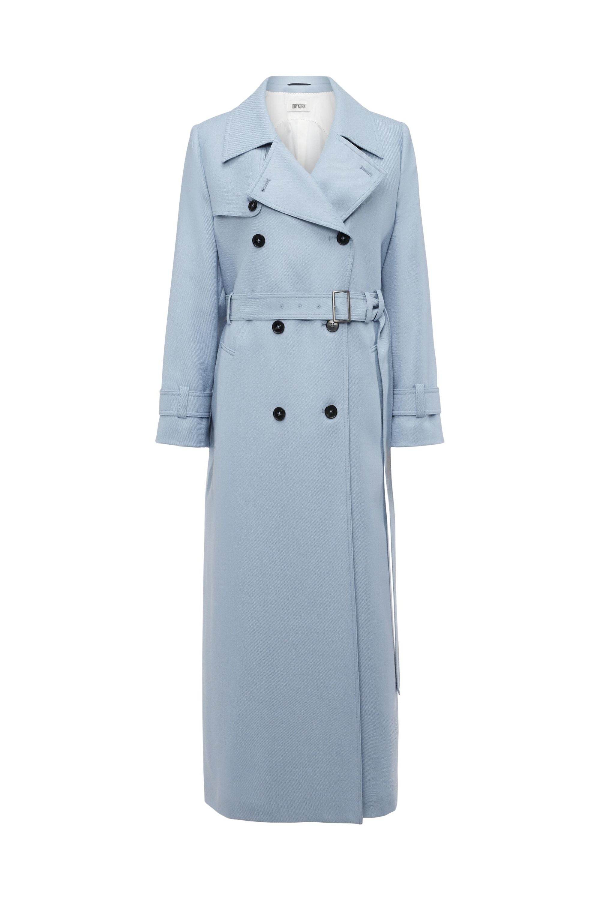 Trenchcoat ALVINGTON aus Schurwolle - 3905 - Blau