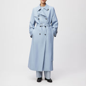 Trenchcoat ALVINGTON aus Schurwolle - 3905 - Blau