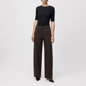 Businesshose Wide Leg - 1104 - Braun