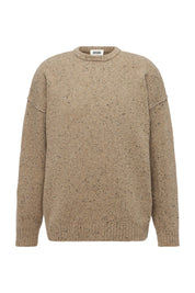 Strickpullover NEELIO aus Wollmix - 1506 - Braun