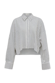 Bluse OSHIA gestreift - 3000 - Blau | Weiß