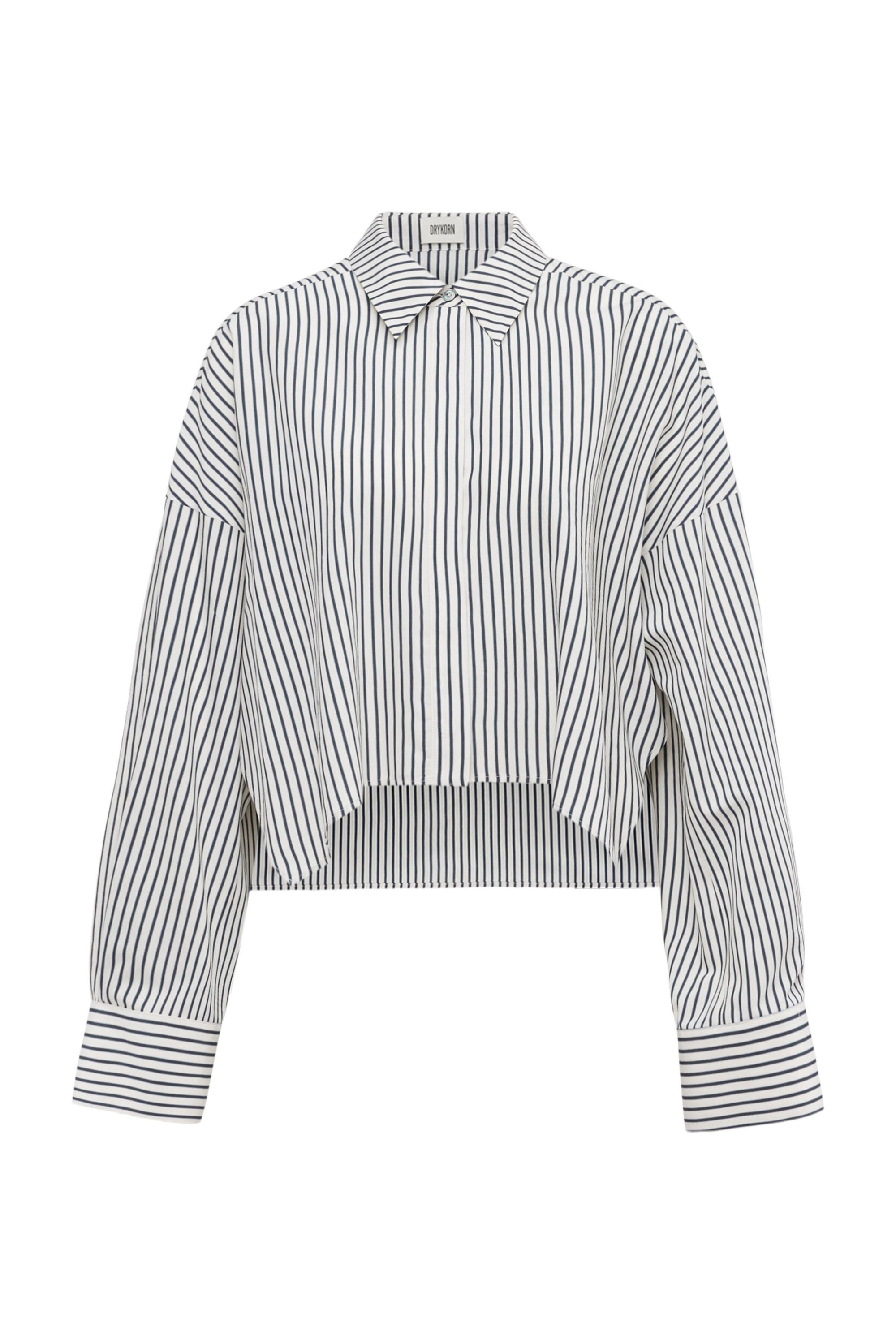 Bluse OSHIA gestreift - 3000 - Blau | Weiß