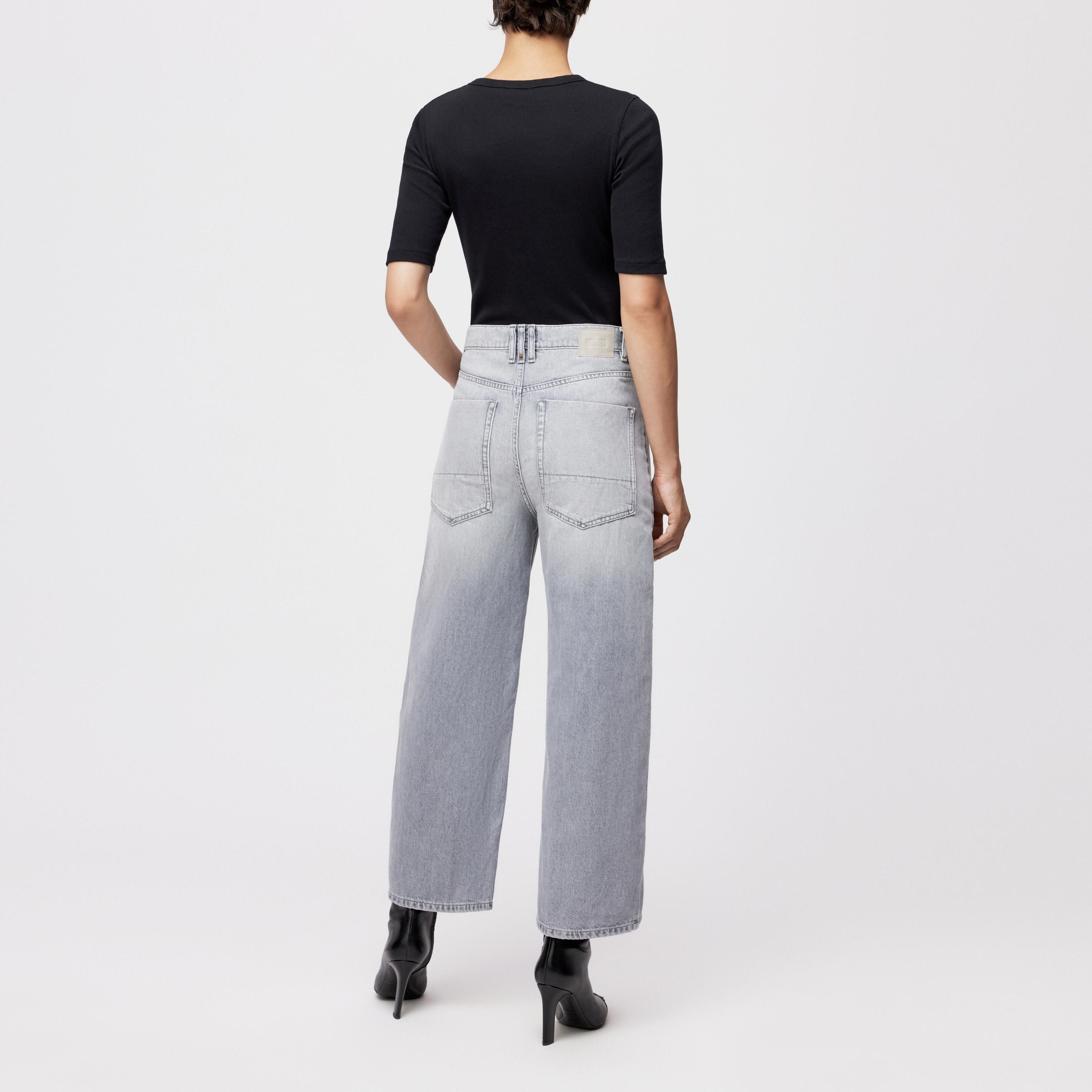 Jeans DERIVE Wide Leg - 6600 - Grau
