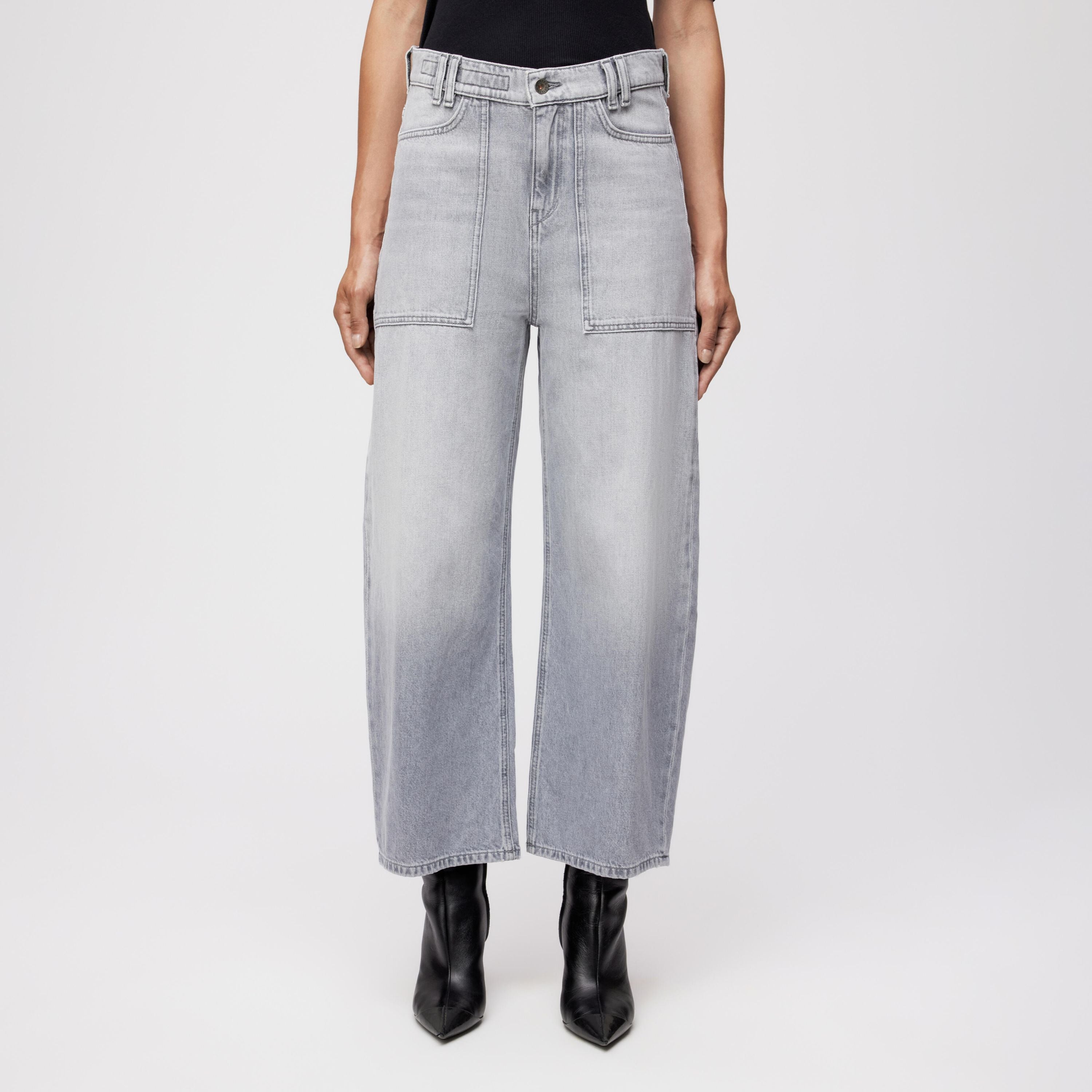 Jeans DERIVE Wide Leg - 6600 - Grau