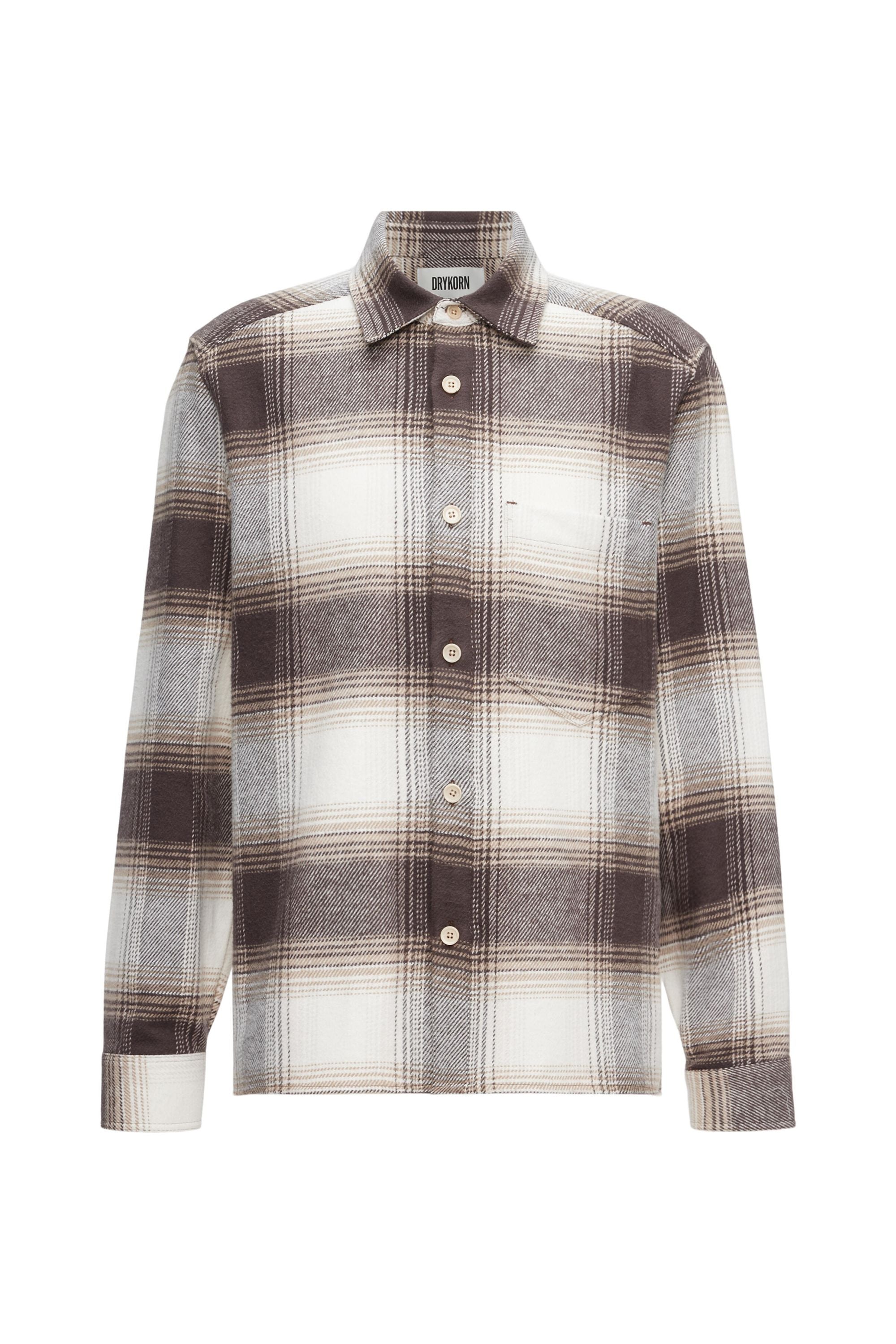 Overshirt DIEGGO aus Baumwolle - 1506 - Braun