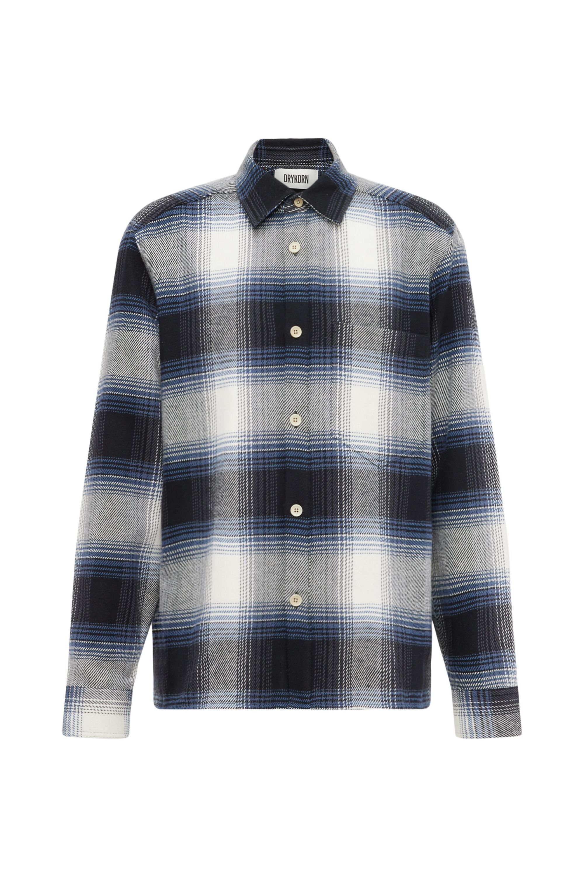 Overshirt DIEGGO aus Baumwolle - 3608 - Blau