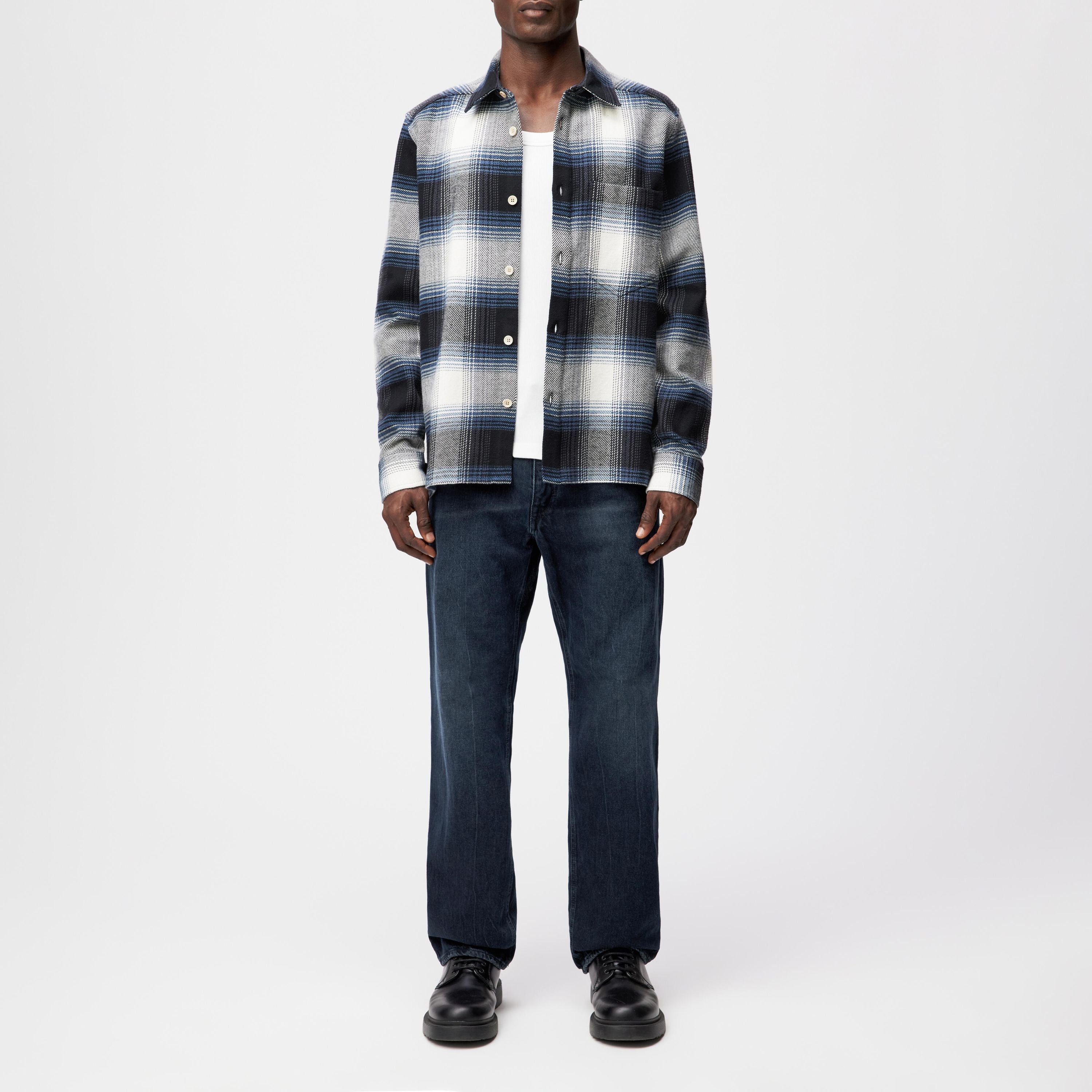 Overshirt DIEGGO aus Baumwolle - 3608 - Blau