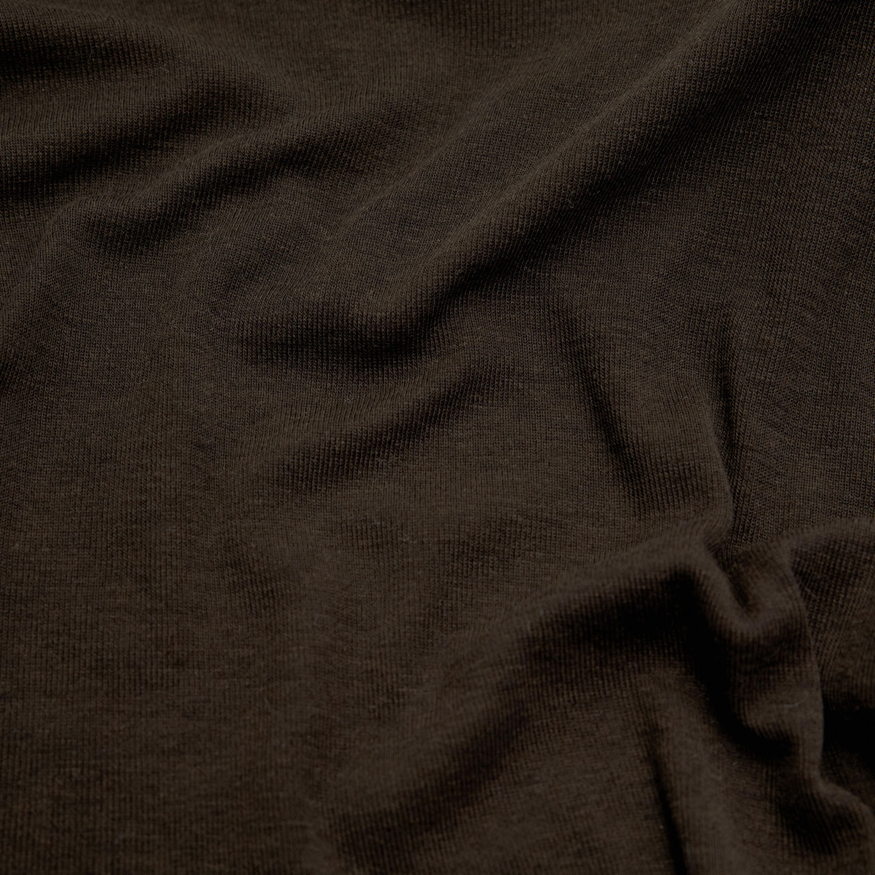 Langarmshirt mit Rollkragen - 1104 - Braun