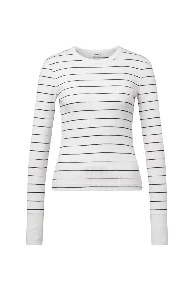Langarmshirt - 1903 - Weiß | Blau