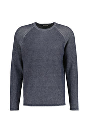 Strickpullover TITZIAN aus Baumwolle - 3000 - Blau