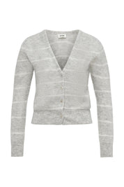 Strickjacke GERTIJA aus Alpakamix - 6602 - Grau