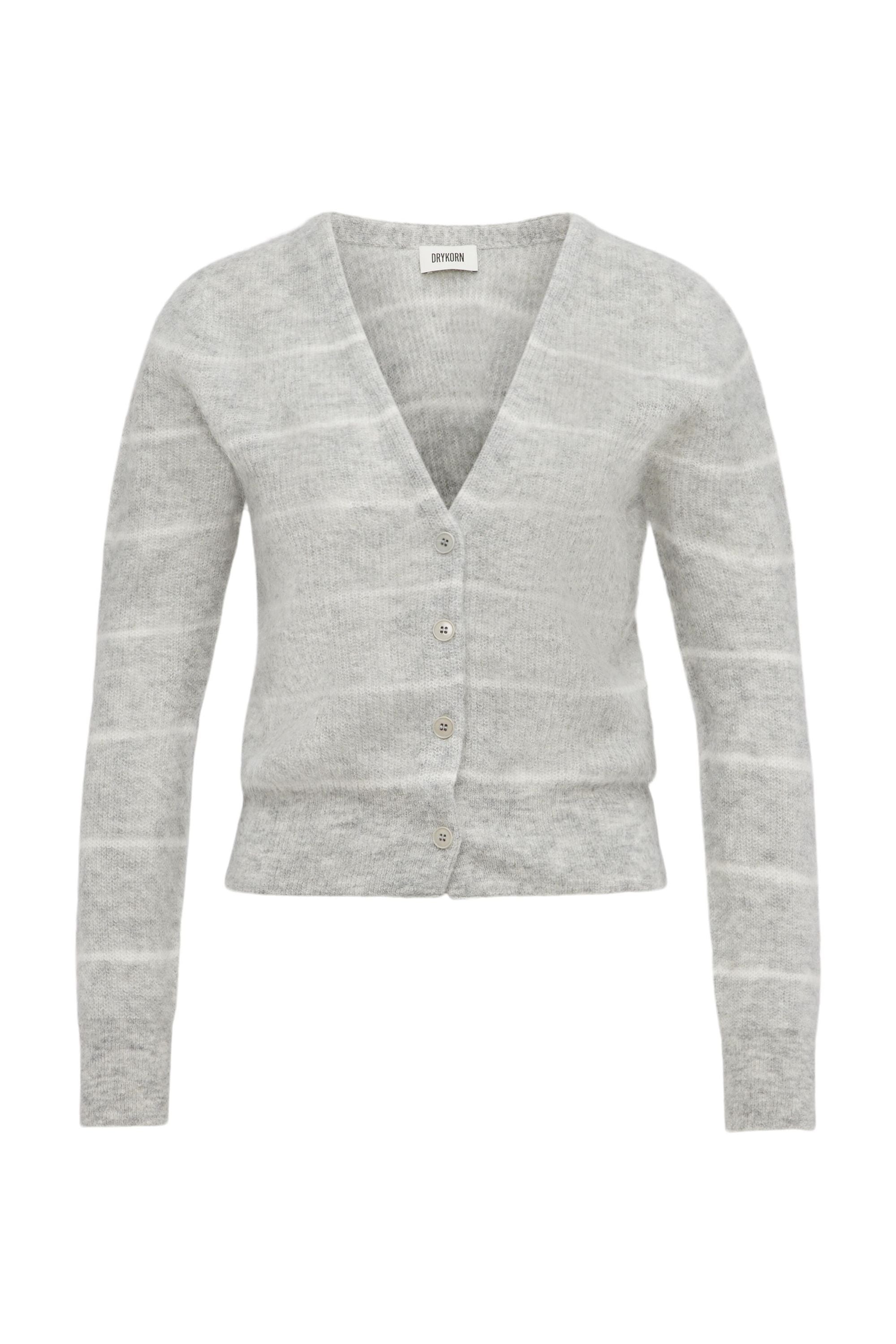 Strickjacke GERTIJA aus Alpakamix - 6602 - Grau