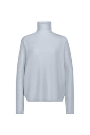 Strickpullover aus Schurwolle - 3905 - Blau