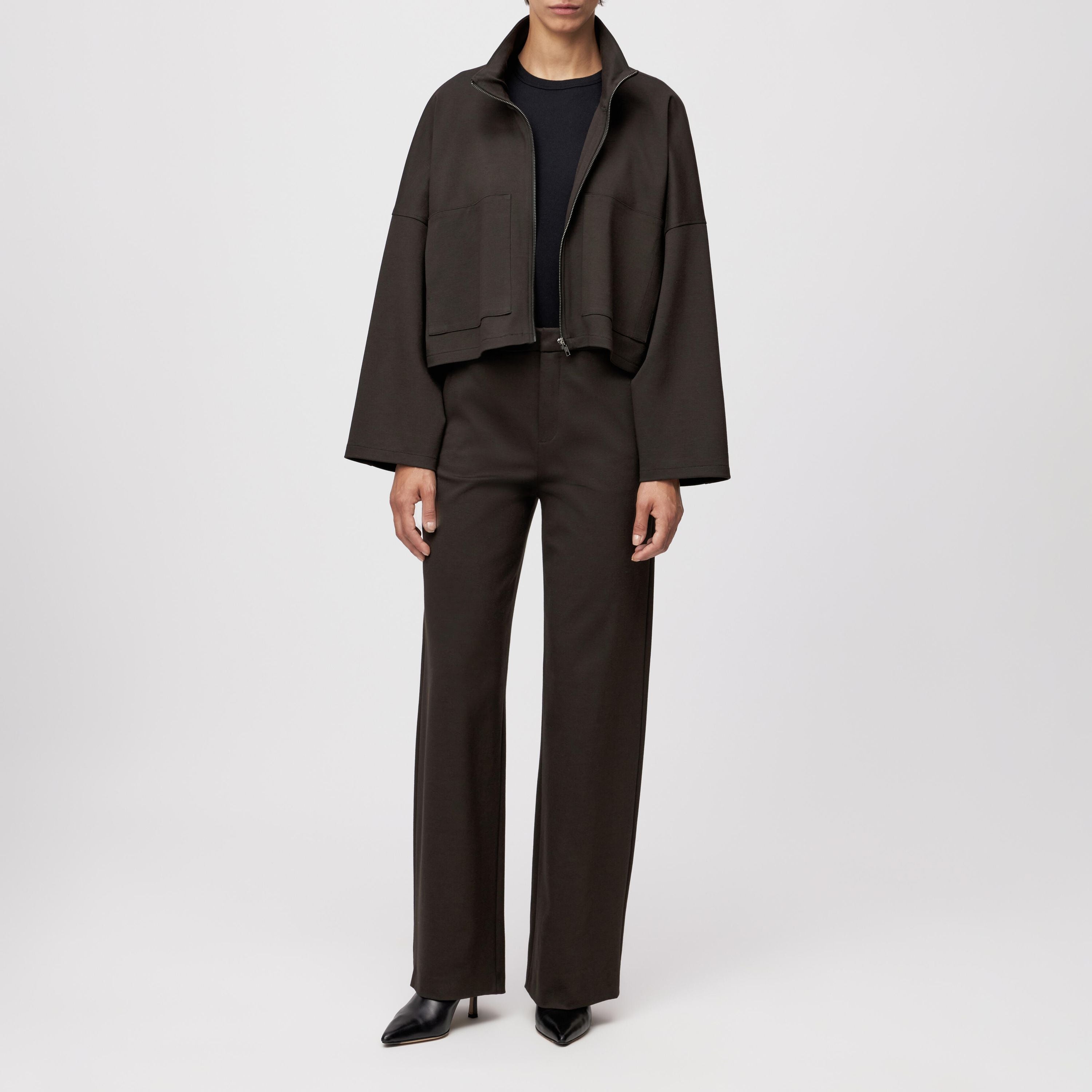 Jacke ELSTOW mit Stehkragen - 1104 - Braun