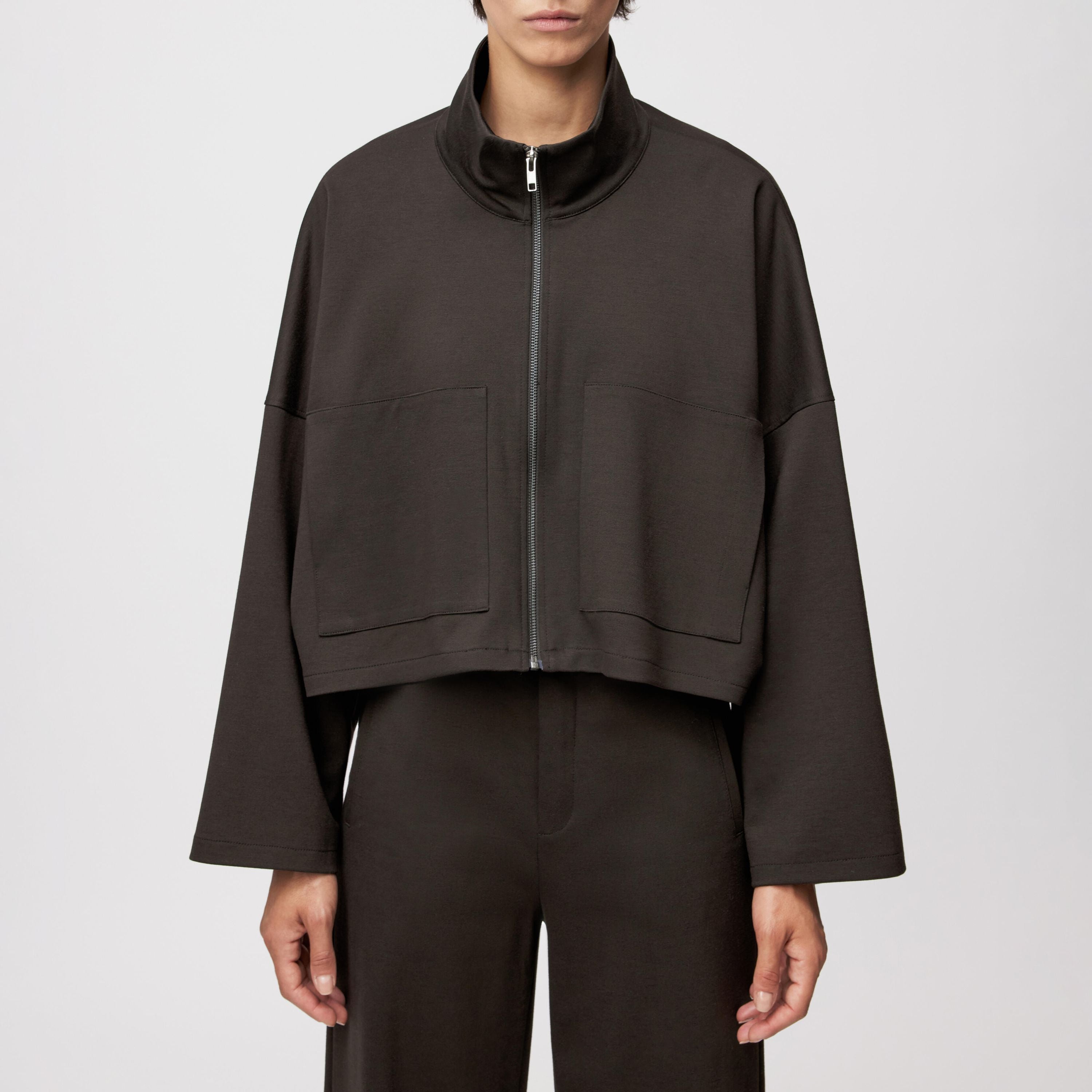 Jacke ELSTOW mit Stehkragen - 1104 - Braun
