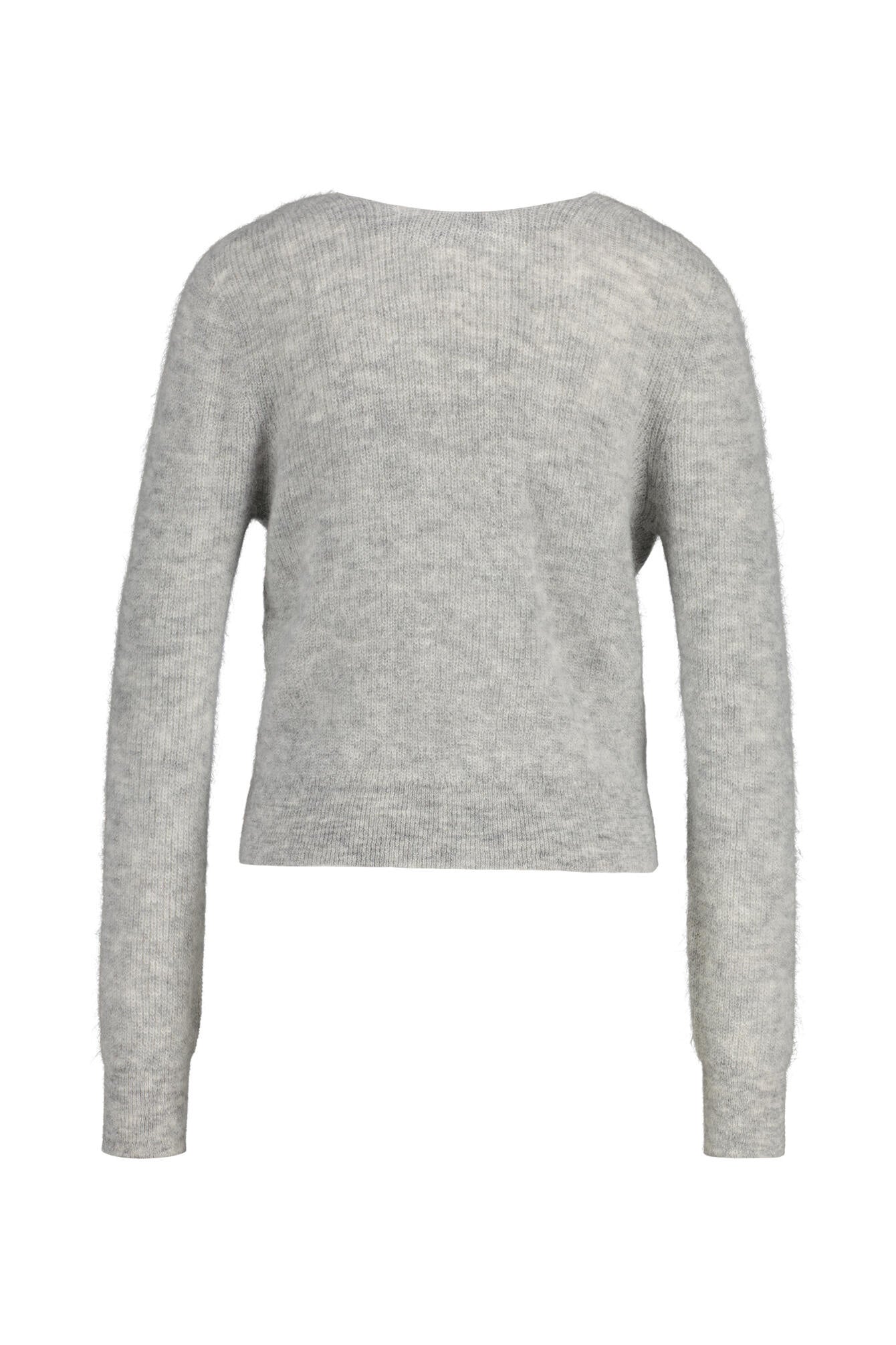 Cardigan aus Woll-Mix - 6602 - Grau