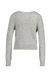 Cardigan aus Woll-Mix - 6602 - Grau