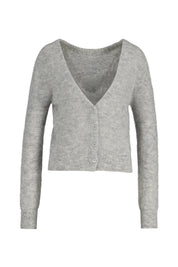 Cardigan aus Woll-Mix - 6602 - Grau