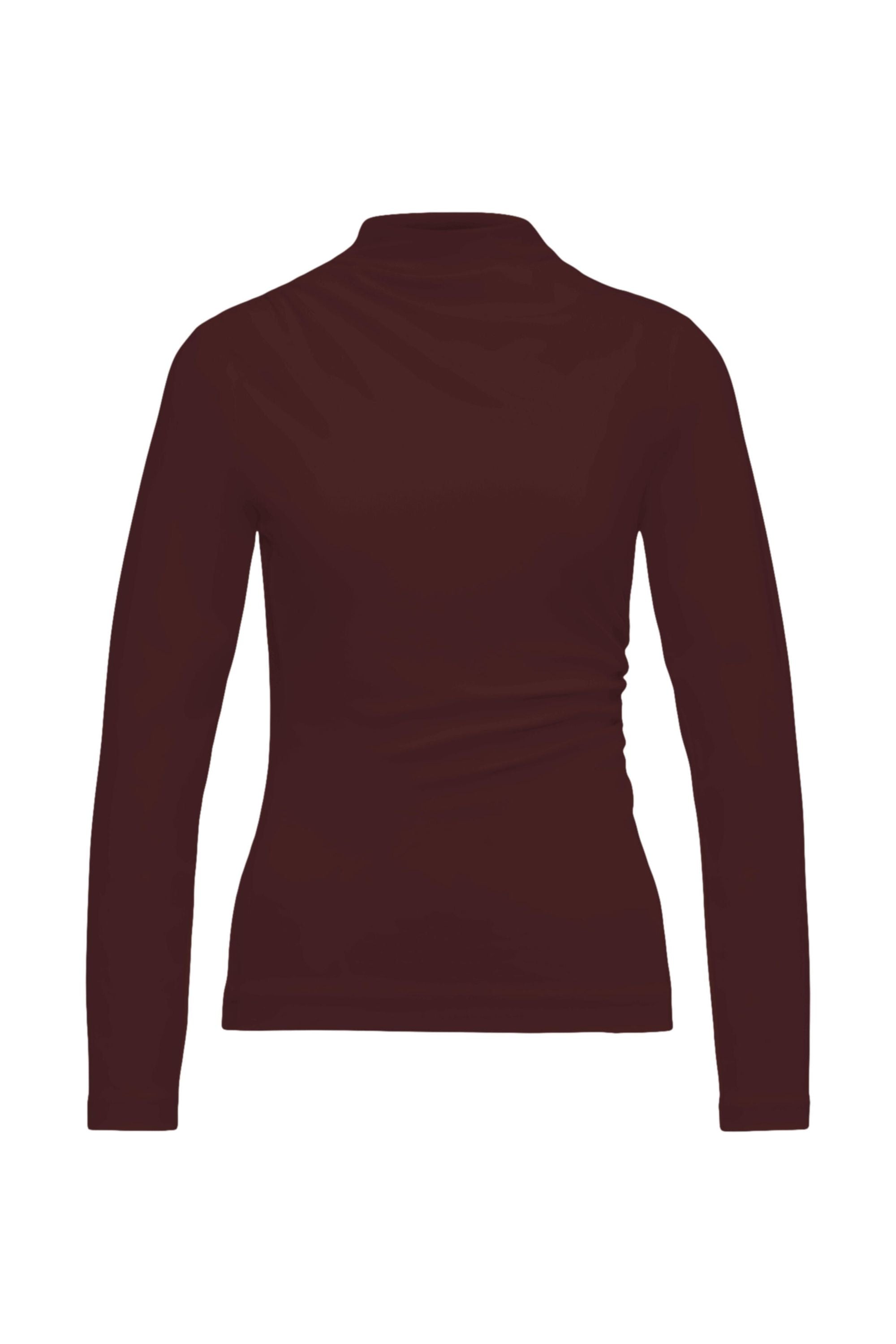 Langarmshirt Turtleneck - 5011 - Rot