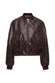 Bomberjacke MARHAM in Lederoptik - 5011 - Braun