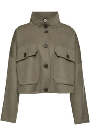 Wolljacke ARKLOW mit Stehkragen - 2116 - Grün