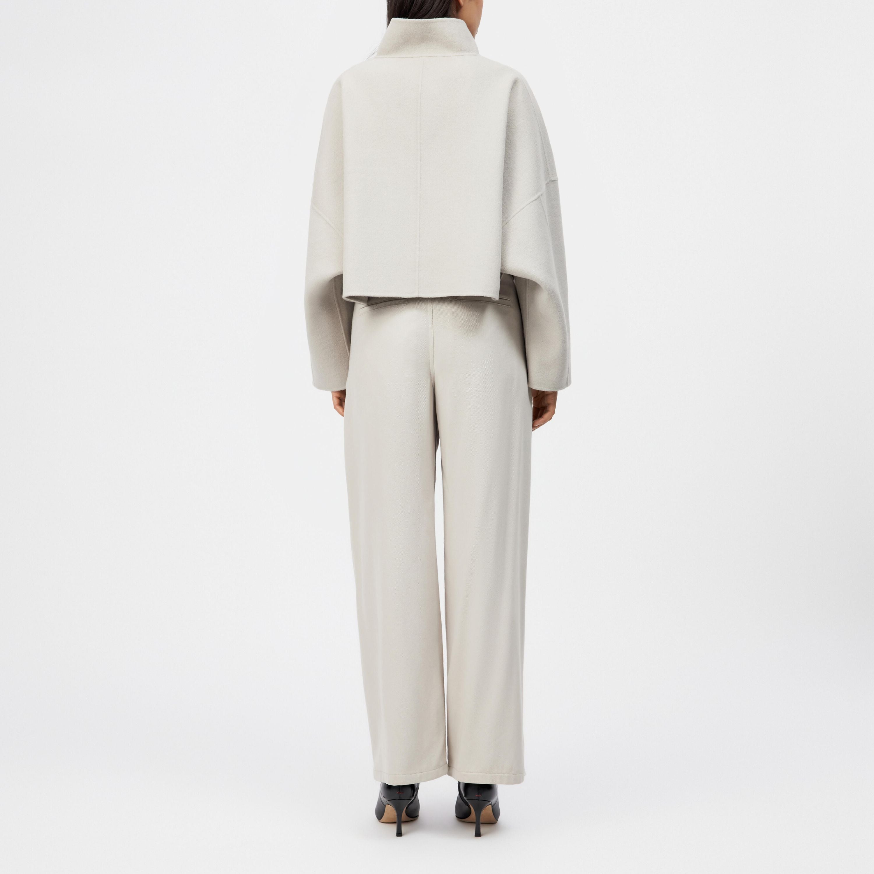 Wolljacke ARKLOW mit Stehkragen - 1823 - Beige