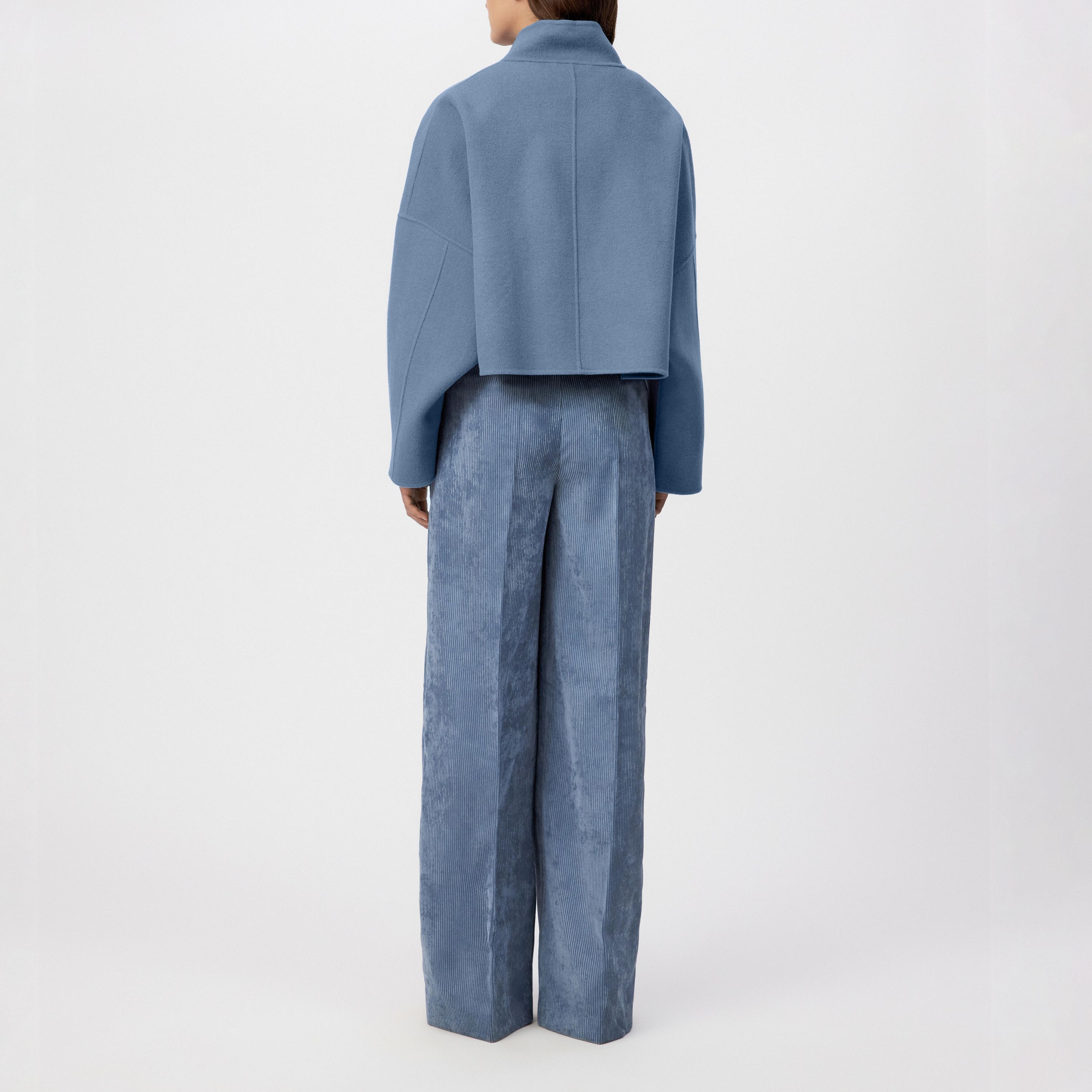 Wolljacke ARKLOW mit Stehkragen - 3611 - Blau