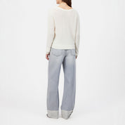 Cardigan aus Woll-Mix - 1902 - Creme