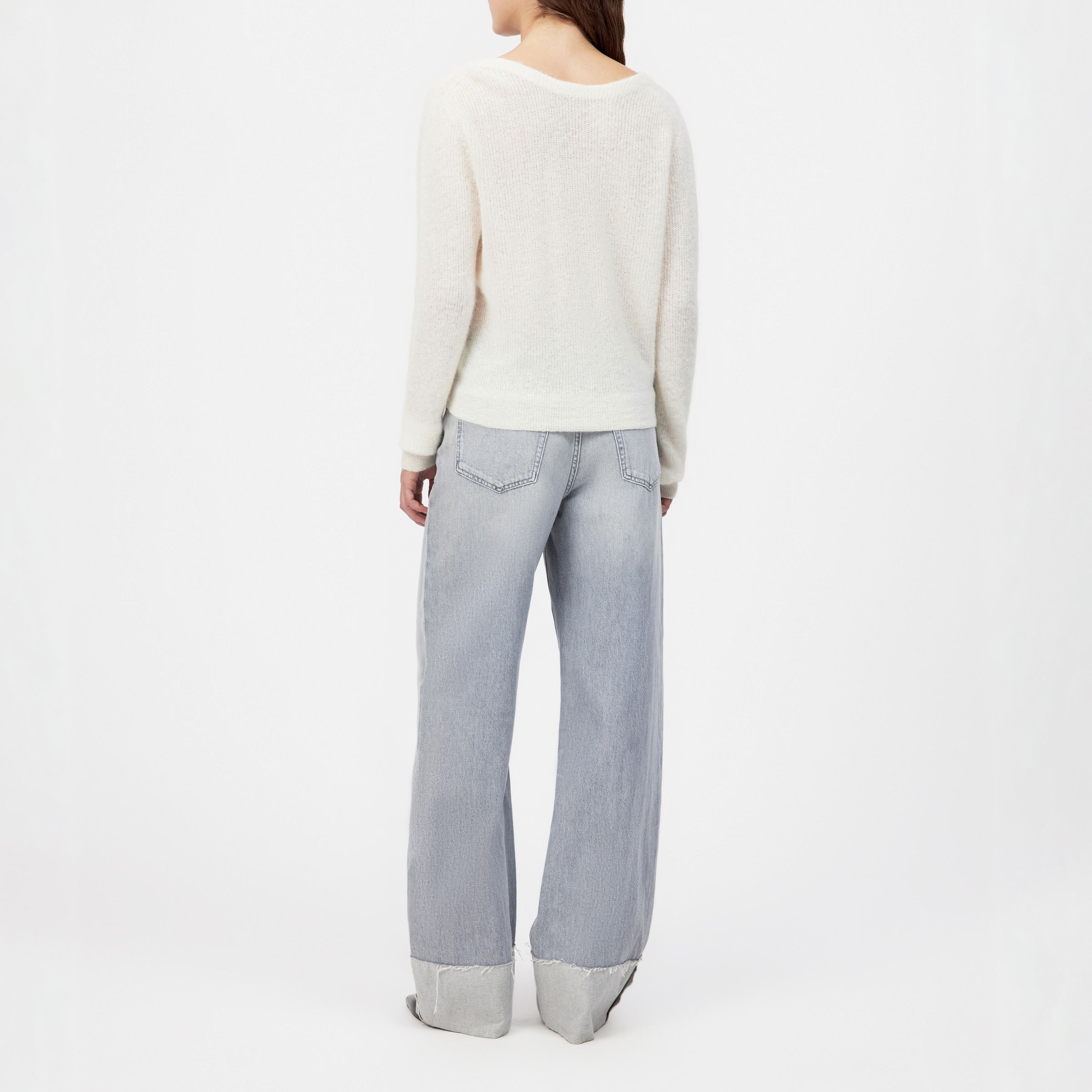 Cardigan aus Woll-Mix - 1902 - Creme