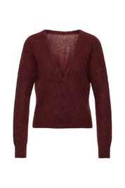 Cardigan aus Woll-Mix - 5104 - Rot