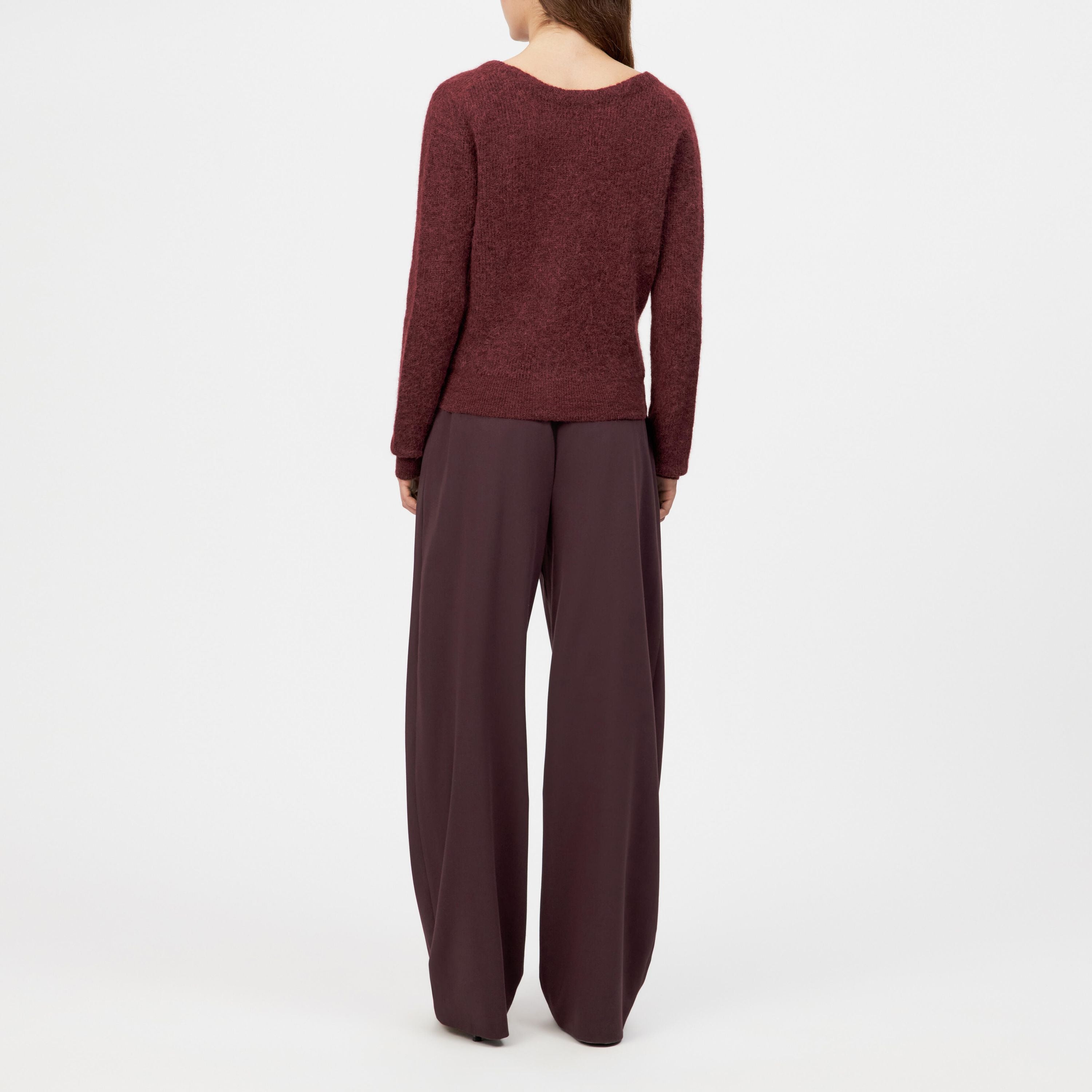 Cardigan aus Woll-Mix - 5104 - Rot