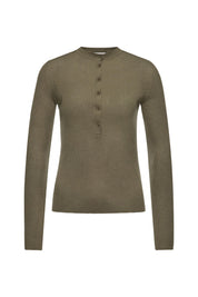 Langarmshirt PATRICJA aus Wollmix - 2116 - Grün