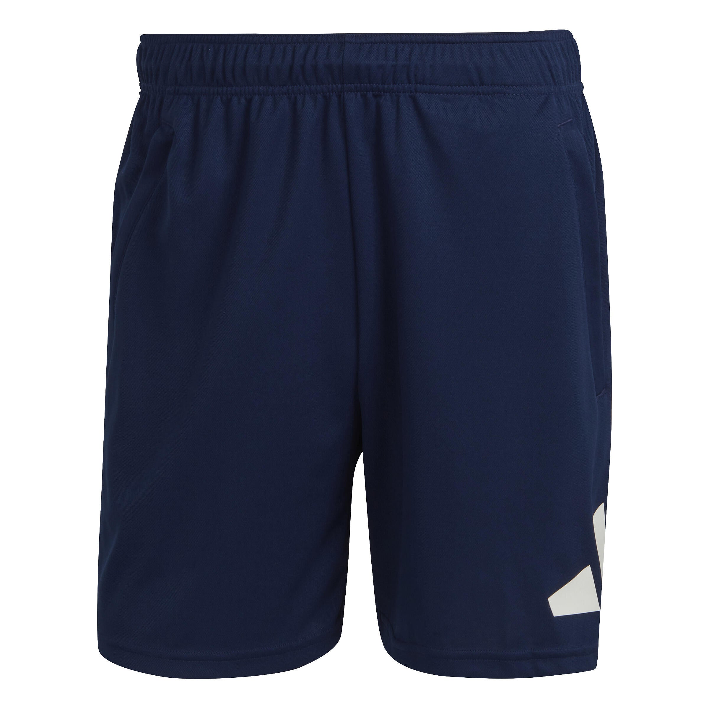 Trainingsshorts mit Reißverschlusstaschen - DKBLUE/WHITE - Blau