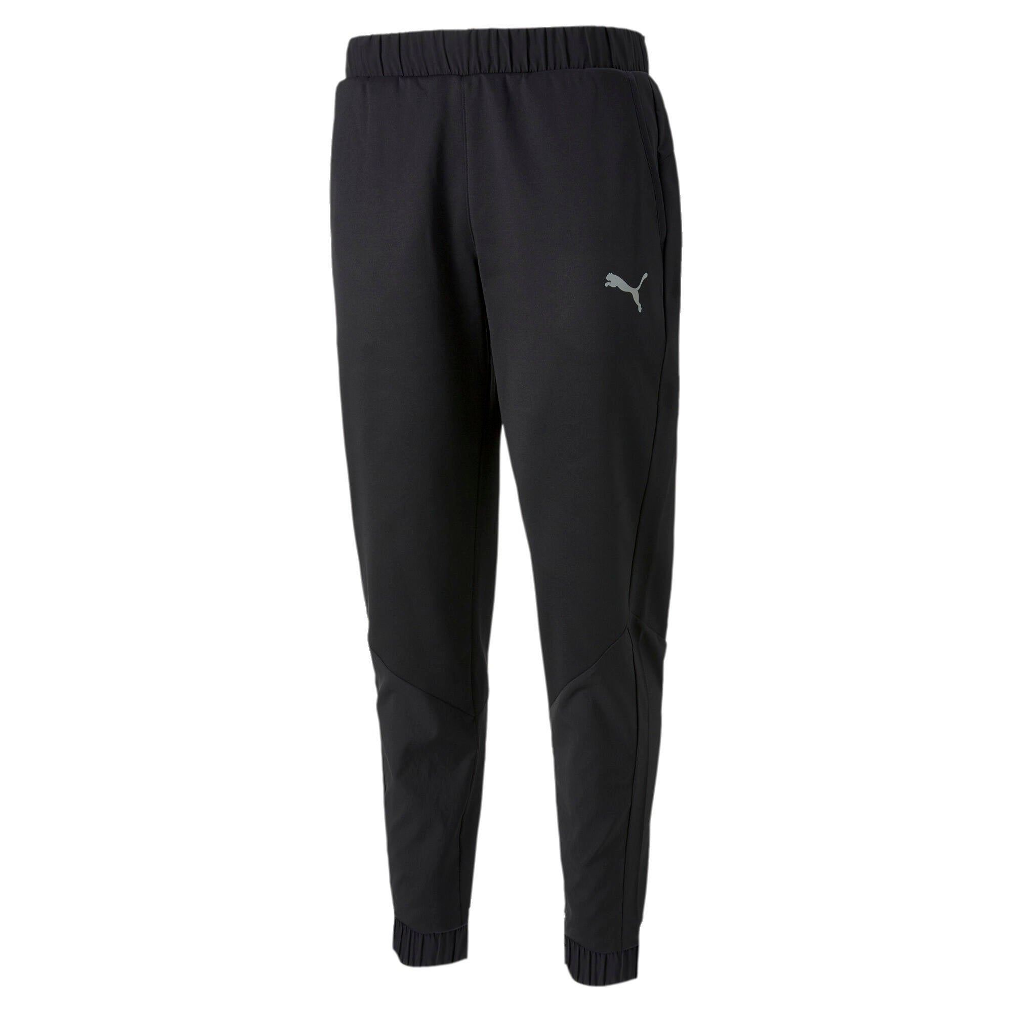 Jogginghose mit Fleeceeinsatz - 001-PUMA BLACK - Schwarz