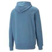 Hoodie mit Logoprint - 017-DEEP DIVE - Blau