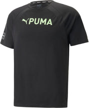 Funktionsshirt - 051-PUMA BLACK-FIZZY LIME - Schwarz