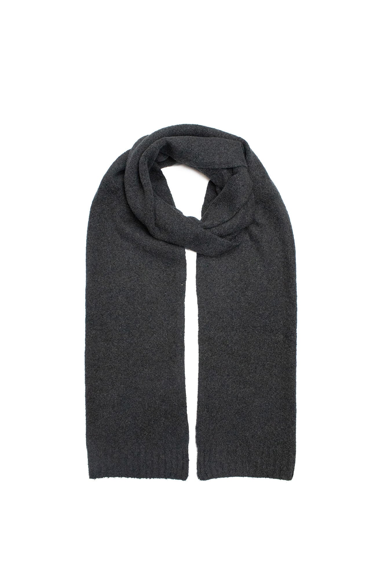 Schal ALEXIO aus Baumwollmix - 9100-dark grey uni - Grau