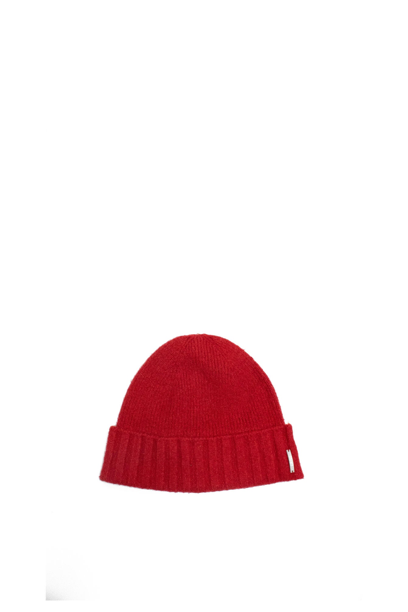 Strickmütze - 5100-red uni - Rot