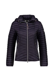 Steppjacke mit Kapuze - 850-navy - Blau