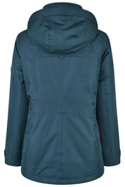 Steppjacke mit Kapuze - 850-navy - Blau
