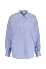 Bluse aus Baumwollmix - 680 - Blau