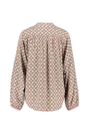 Bluse aus Viskose - 190 - Beige