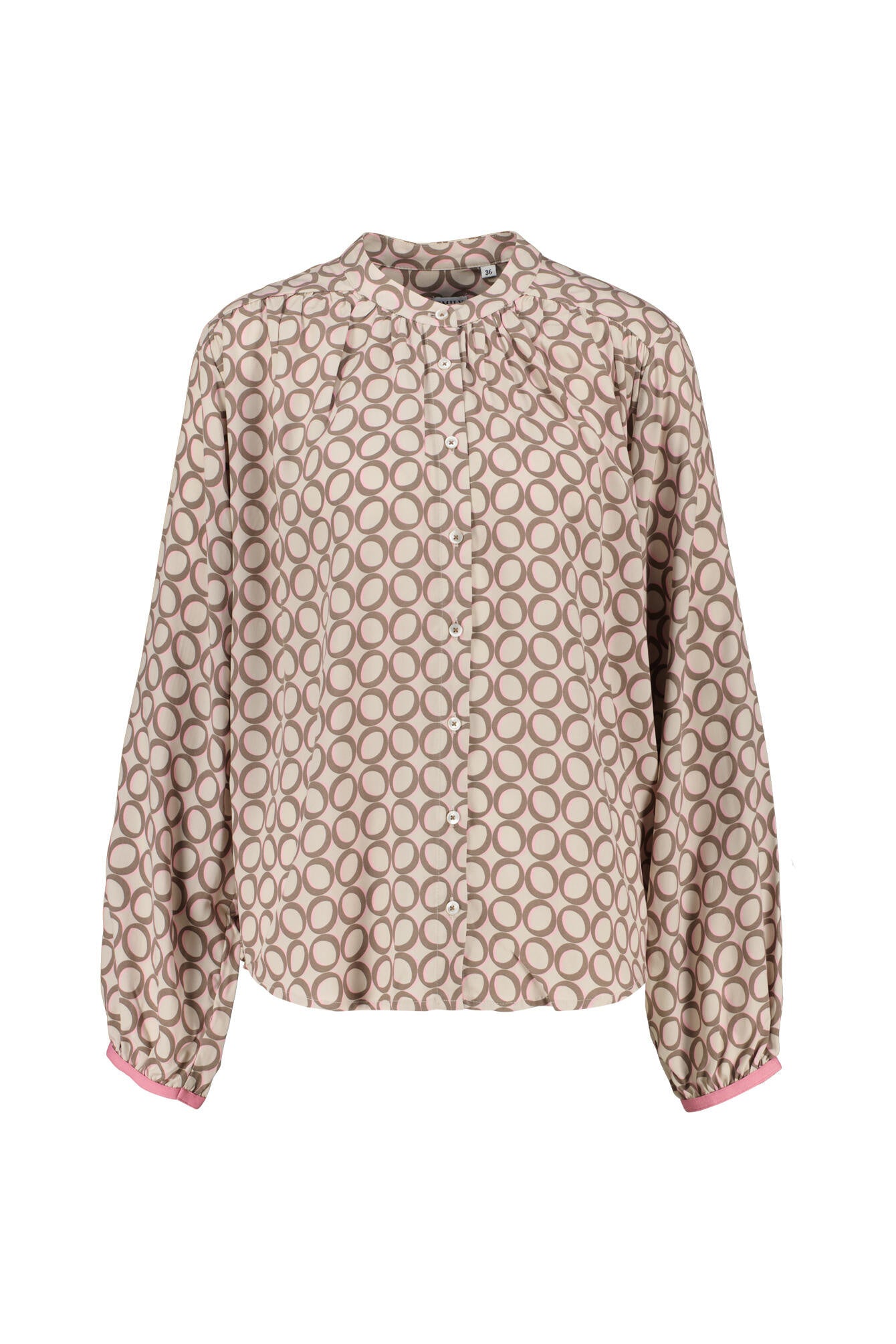 Bluse aus Viskose - 190 - Beige